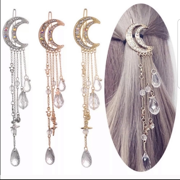 Accessories - 1 left Boho Hair Clips Only Gold Left